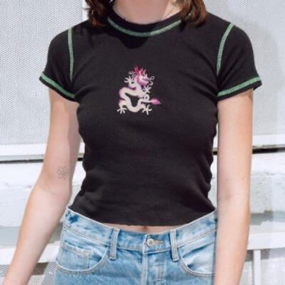 Brandy Melville Dragon Hailie Crop Top